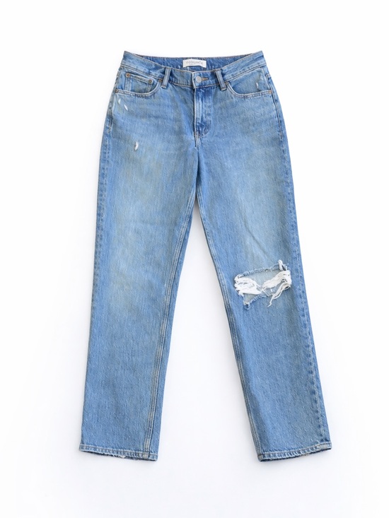 Abercrombie & Fitch Denim - Abercrombie & Fitch Light Wash Distressed Boyfriend Jeans Curve Love Sz 4